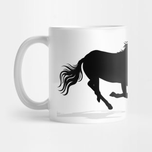 Minimal Horse Design Mug
